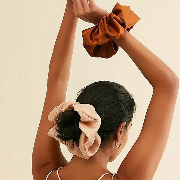 Maryam’s Diamond Style Satin Volume Scrunchies