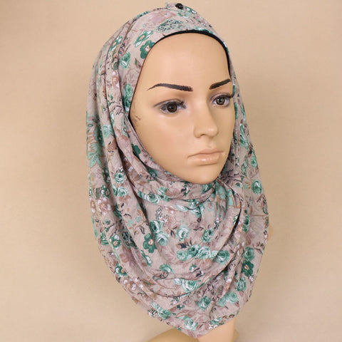 Maryam's Diamond Style Premium Printed Jersey Hijab/Shawl