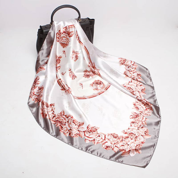 Maryam’s Diamond Style Silk Polyester Printed Shawl/Hijab