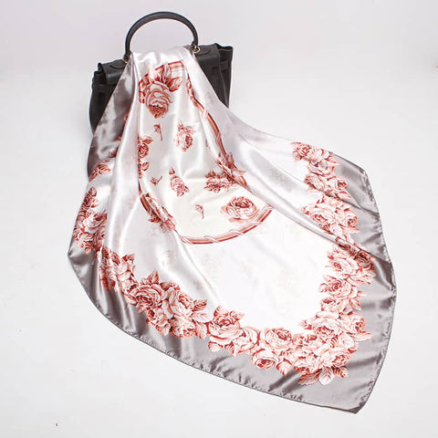 Maryam’s Diamond Style Silk Polyester Printed Shawl/Hijab