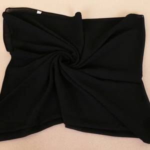 Maryam's Essential Square Everyday Pure Solid Colour Chiffon Hijab