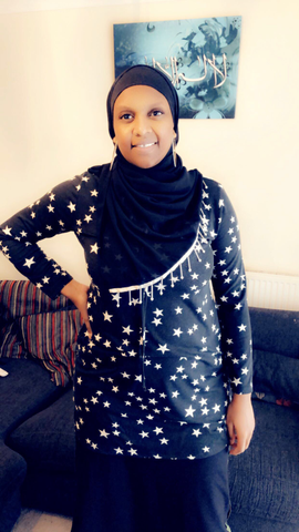 Maryam's Diamond Style Plain Chiffon with Tassels Pearls Hijab
