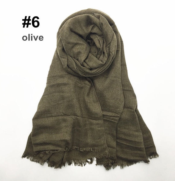 Maryam’s Diamond Style Plain Pashmina Hijab