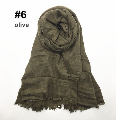 Maryam’s Diamond Style Plain Pashmina Hijab
