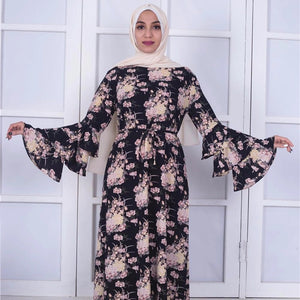 Maryam's Diamond Style Classic Flower Maxi Dress