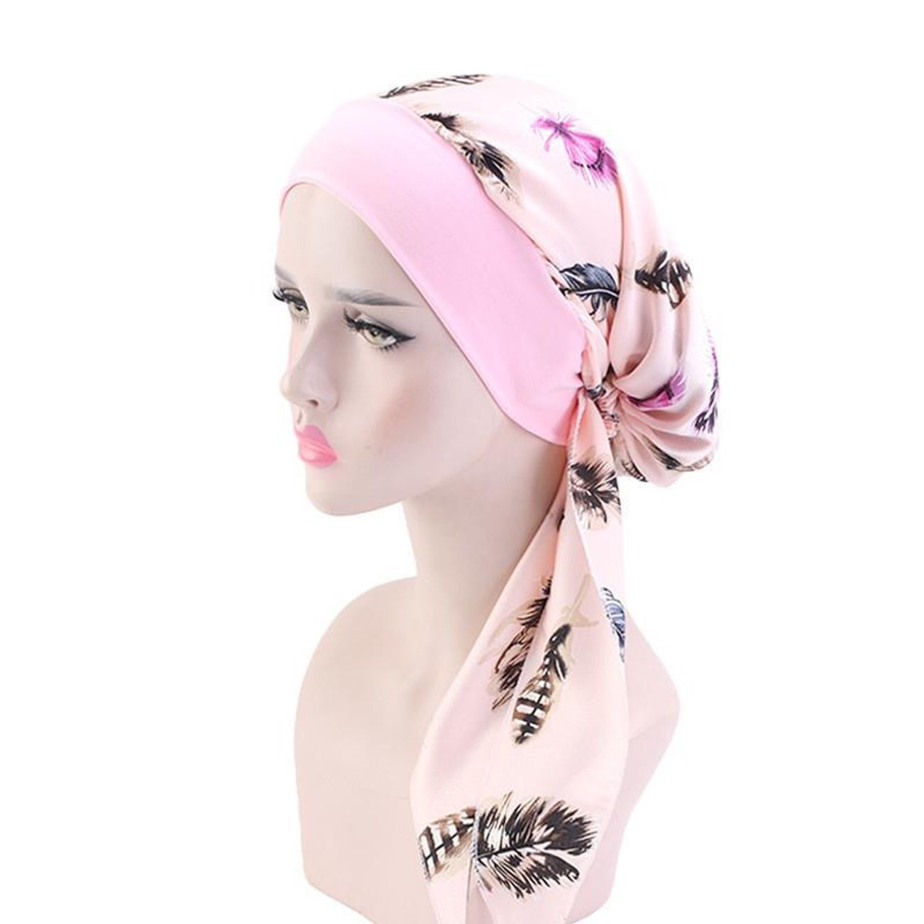 Maryam's Diamond Style Silk Satin Cap Hijab