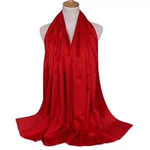 Maryam's Diamond Style Stunning Plain Satin Shawl/Hijab