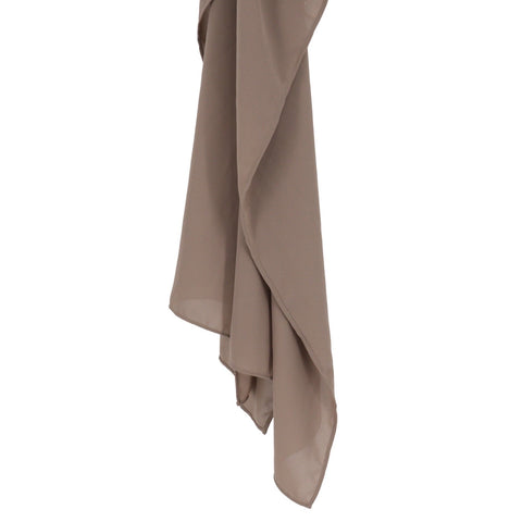 Maryam’s Diamond Style Stretchy Opaque Plain  Chiffon Hijab