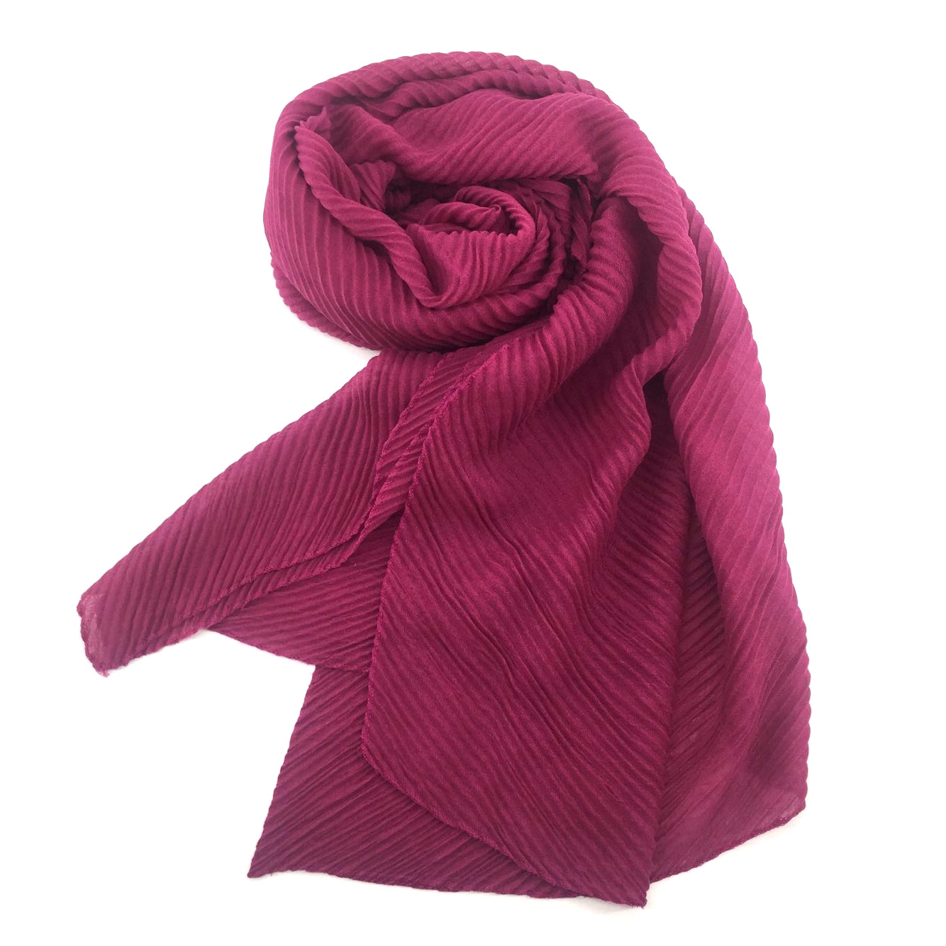 Maryam's Diamond Style Ridge Viscose Crumpled Hijab