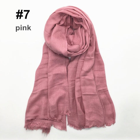 Maryam’s Diamond Style Plain Pashmina Hijab