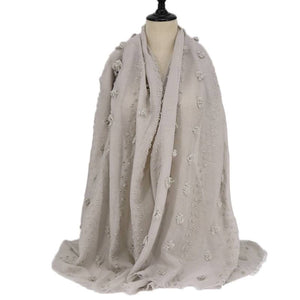 Maryam's Diamond Style Latest Cotton with Pom Pom