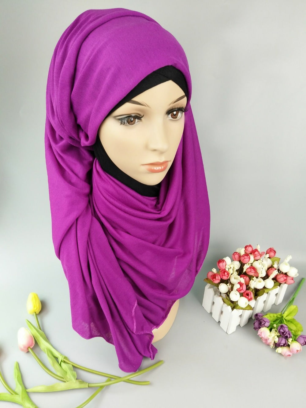 Maryam's Diamond Style Premium Jersey Hijab/Shawl