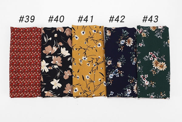 Maryam's Diamond Style Printed Bubble Chiffon Hijab