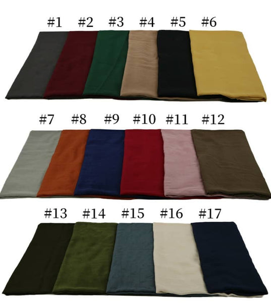 Maryam's Diamond Style Plain Rayon Modal Hijabs/Wrap