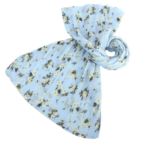 Maryam’s Diamond Style Premium Printed Pleated Chiffon Hijab
