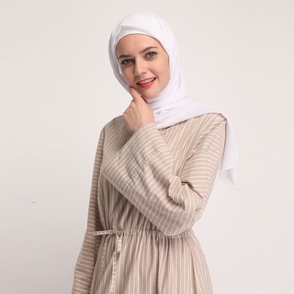 Maryam's Diamond Style Stunning Maxi Stripes Cotton Dress