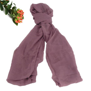 Maryam's Diamond Style Plain Pure Colour Viscose Soft Hijab/Shawl