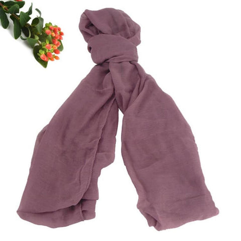 Maryam's Diamond Style Plain Pure Colour Viscose Soft Hijab/Shawl