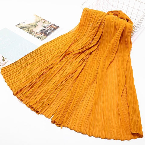 Maryam's Diamond Style Pleated Chiffon Hijab