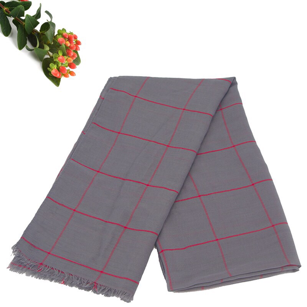 Maryam's Diamond Style Plain Checked Cotton Hijab
