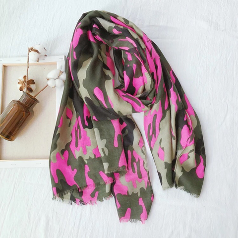 Maryam’s Diamond Style Cotton Viscose Military Camouflaged Hijab