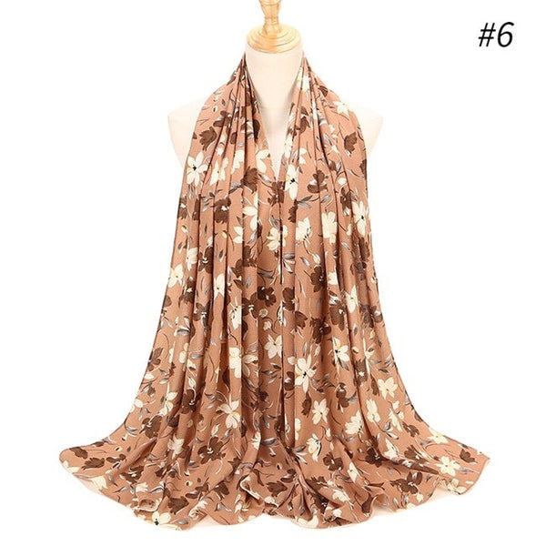 Maryam's Diamond Style Printed Bubble Chiffon Hijab