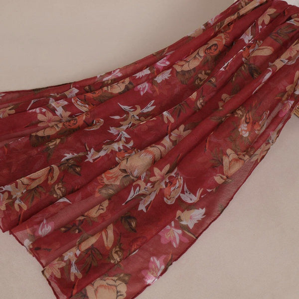 Maryam's Diamond Style Floral Print Viscose Soft Hijab/Shawl