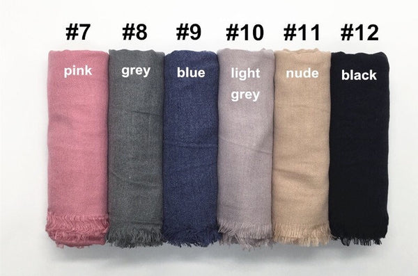 Maryam’s Diamond Style Plain Pashmina Hijab
