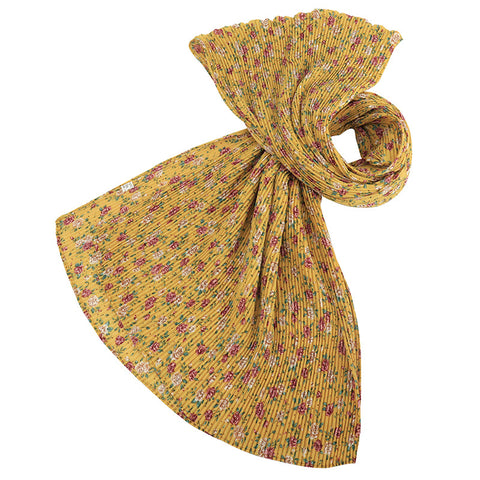 Maryam’s Diamond Style Premium Printed Pleated Chiffon Hijab