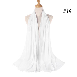 Maryam's Diamond Style Georgette Soft Chiffon Scarf/Hijab