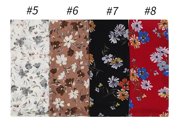 Maryam's Diamond Style Printed Bubble Chiffon Hijab