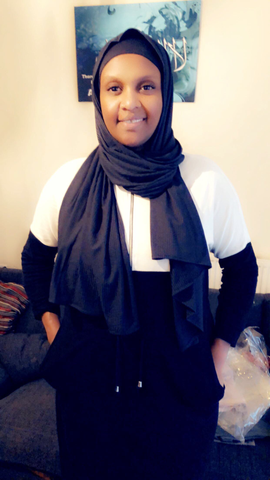 Maryam’s Diamond Style Premium Ribbed Jersey Hijab/Shawl