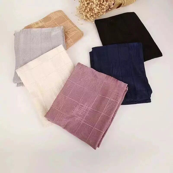 Maryam's Diamond Style Stunning Imitation Jersey Stretchy Nylon Hijab/Shawl