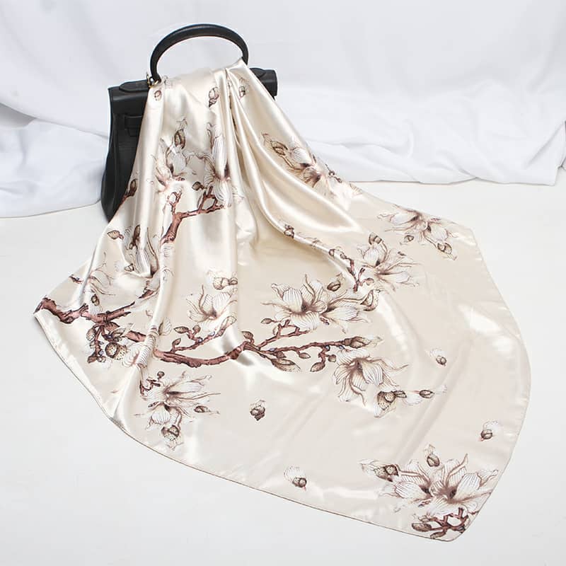 Maryam’s Diamond Style Silk Polyester Printed Shawl/Hijab