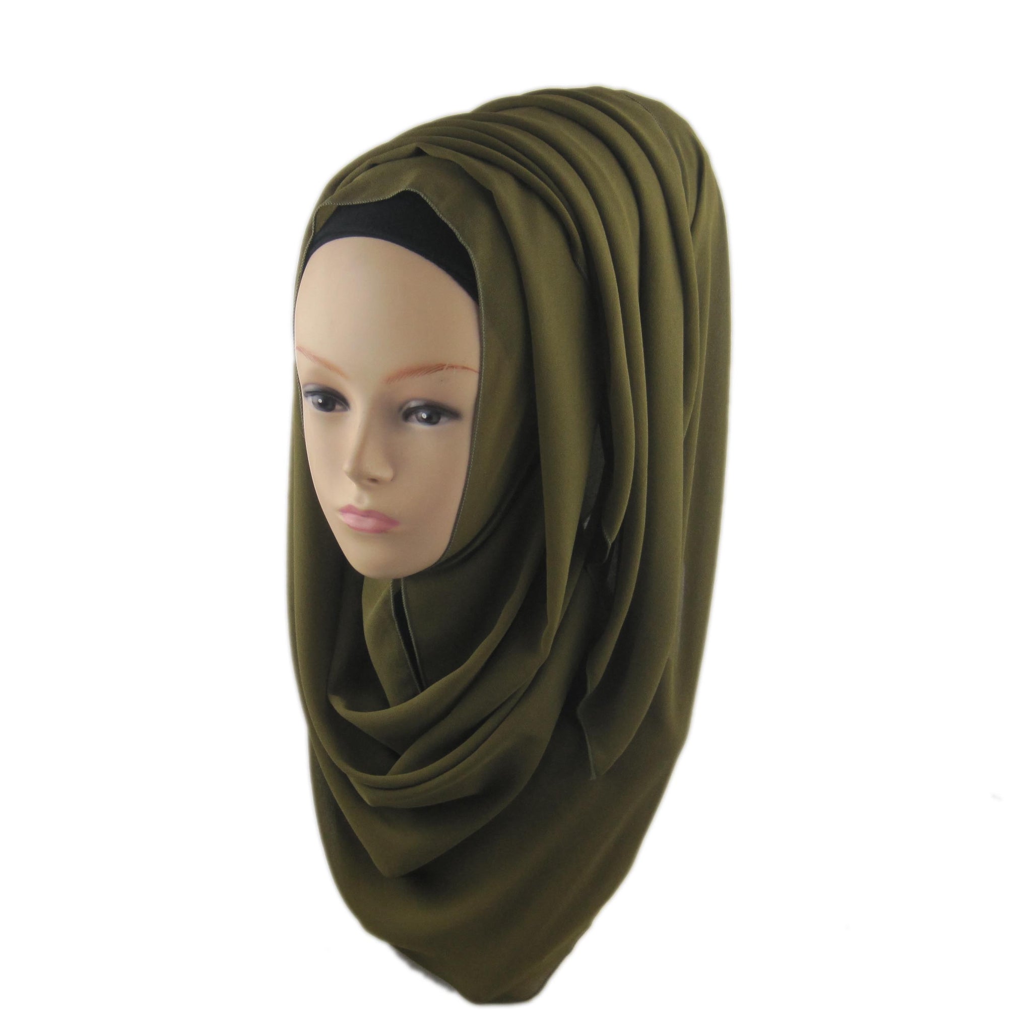 Maryam's Diamond Style Georgette Soft Chiffon Scarf/Hijab