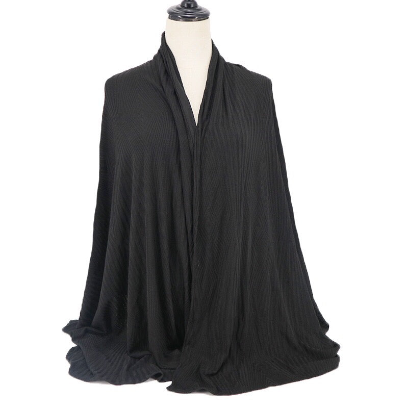Maryam's Diamond Style Geometric Pattern Jersey Stretchy Nylon Hijab