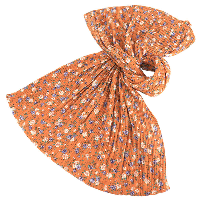Maryam’s Diamond Style Premium Printed Pleated Chiffon Hijab