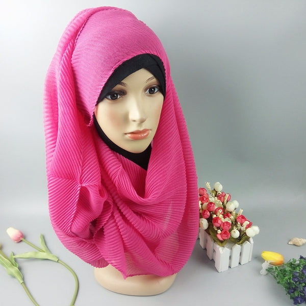 Maryam's Diamond Style Ridge Viscose Crumpled Hijab