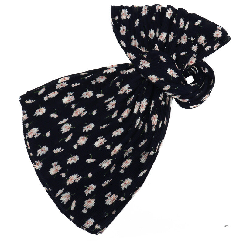 Maryam’s Diamond Style Premium Printed Pleated Chiffon Hijab