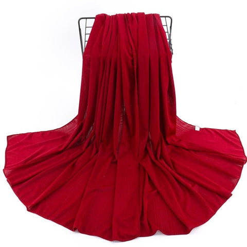 Maryam's Diamond Style Stretchy Texture Knit Jersey Stretchy Hijab