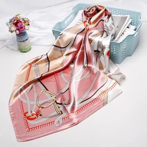 Maryam's Diamond Style Stunning Silk Satin Printed Shawl/Hijab