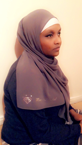 Maryam’s Diamond Style Plain Signature Chiffon Hijab