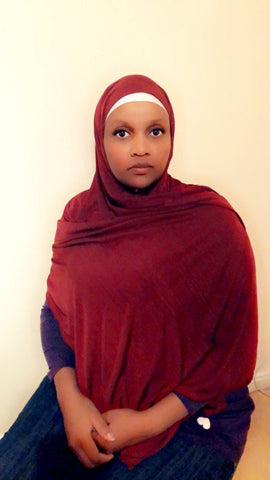 Maryam's Diamond Style Stretchy Texture Knit Jersey Stretchy Hijab