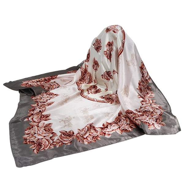 Maryam’s Diamond Style Silk Polyester Printed Shawl/Hijab