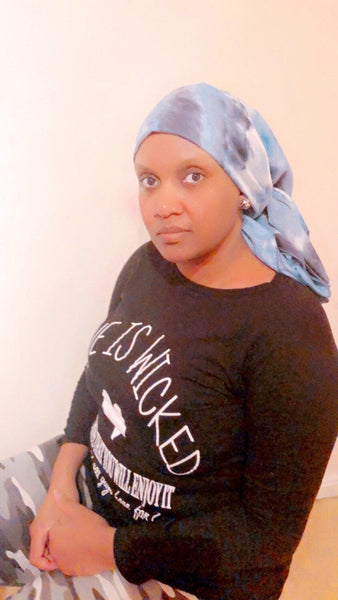 Maryam's Diamond Style Unique Tie - Dye Jersey Hijab