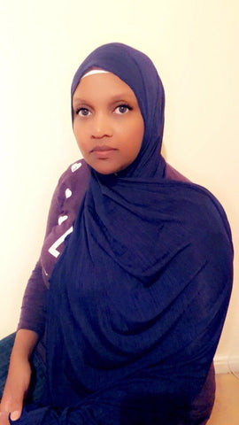 Maryam's Diamond Style Stretchy Texture Knit Jersey Stretchy Hijab