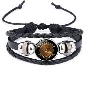 Maryam's Diamond Style Latest Vintage Classic Multilayered Beads Charm Leather Bracelets