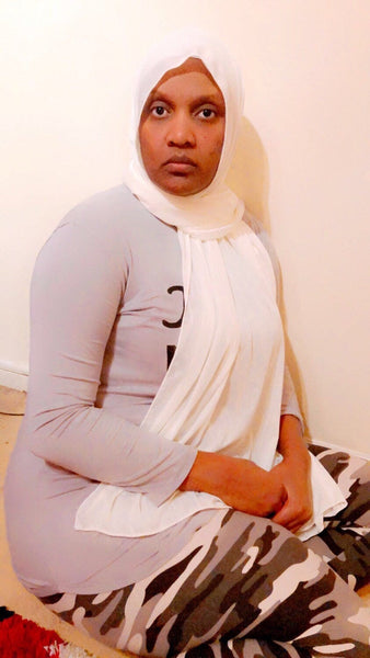 Maryam's Diamond Style Stretchy Texture Knit Jersey Stretchy Hijab
