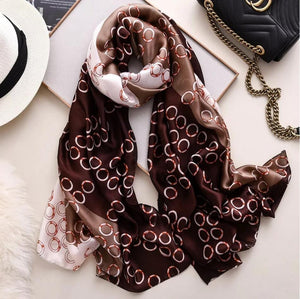 Maryam's Diamond Style Stunning Silk Satin Printed Shawl/Hijab