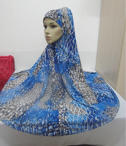 Maryam's Essential Long Printed Khimar Hijab